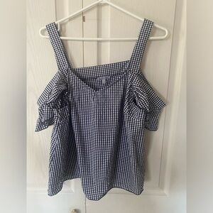 Charlotte Russe Off Shoulder Cropped Top